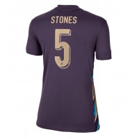 Billiga England John Stones #5 Borta fotbollskläder Dam EM 2024 Kortärmad